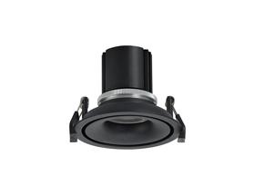 DM202051  Bolor 9 Tridonic Powered 9W 3000K 840lm 36° CRI>90 LED Engine Black/Black Fixed Recessed Spotlight, IP20